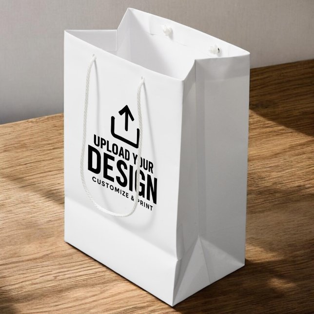 Customised Company Business Branded Medium Gift Bag (Creator Uploaded)