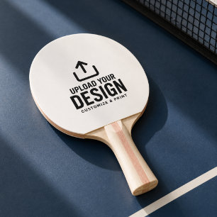 Customised Company Corporate Personalised Ping Pong Paddle