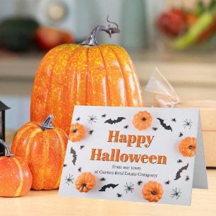 Customised Company Happy Halloween Cute Holiday Card