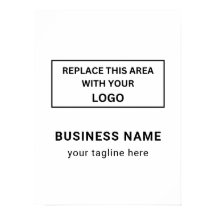 Customised Company Simple Business Logo White 