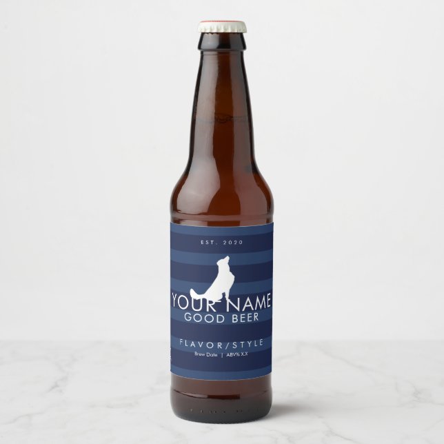 Customised Craft Beer Labels by Garage Monk (Front)
