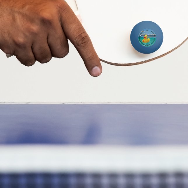Customised Cruising Duck Ping Pong Ball (Paddle)