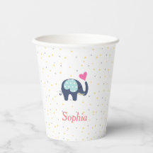 Customised Cute Elephant and  Stars Pattern