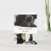 Customised Cute Gotcha Day Photo Card