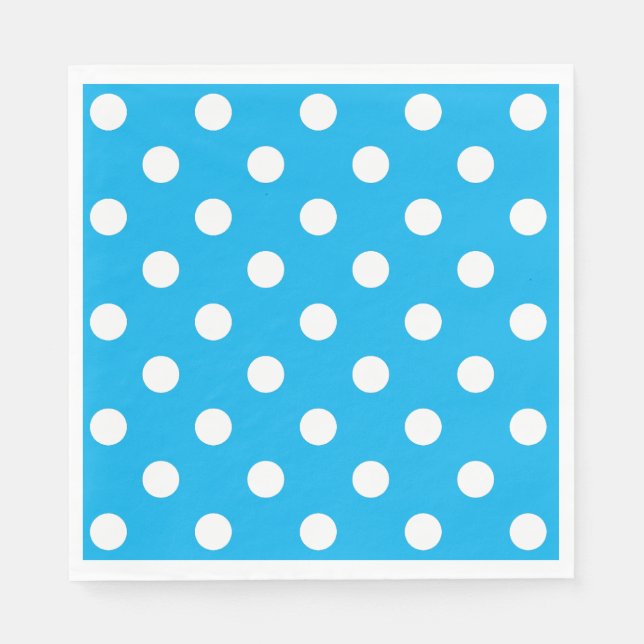 Customised cute polka dots  napkin (Front)