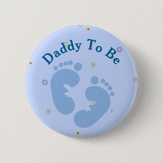 Customised Dad to Be Button (Front)