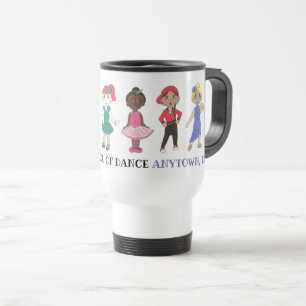Customised Dance School Studio Teacher Ballet Jazz Travel Mug