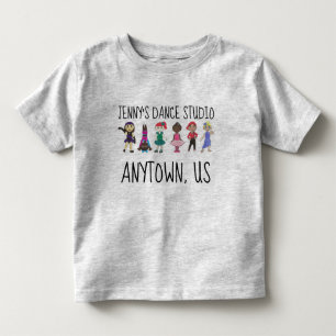 Customised Dance Studio School Teacher Ballet Tap Toddler T-Shirt
