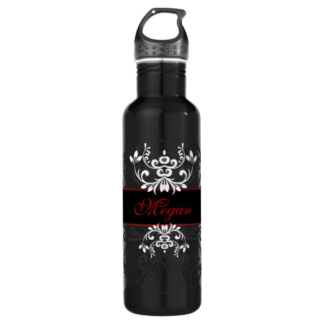 Customised Dark Elegance 710 Ml Water Bottle (Front)