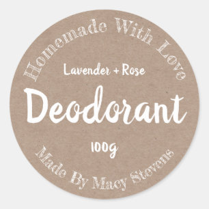 Customised Deodorant Label