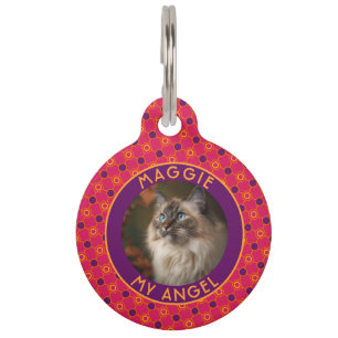 Customised Dog Lover Present Hexagon Pet Tag