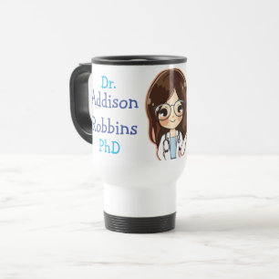 Customised Dr (Your Name) PhD Graduation Coffee Travel Mug