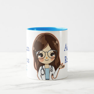 Customised Dr (Your Name) PhD Graduation Two-Tone Coffee Mug