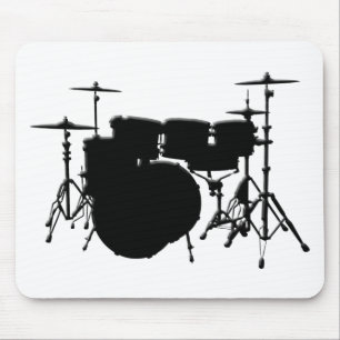 Customised Drum Set Mouse Mat