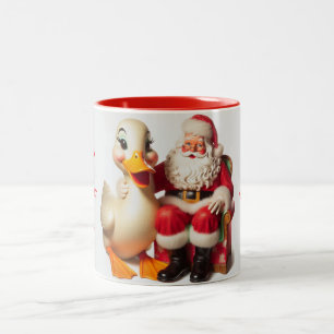 Customised Ducky Christmas Mug