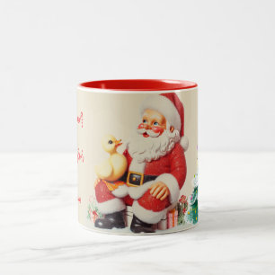 Customised Ducky Christmas Mug