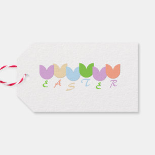 Customised Elegant Spring, Easter Holiday Tulips Gift Tags