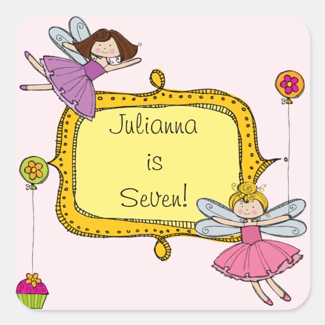 Customised Fairies Stickers (Front)