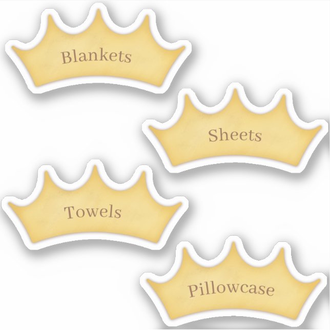 Customised Fairytale Room & Closet Storage Labels (Front)