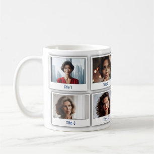 Customised Family Friends Eight Photos Coffee Mug