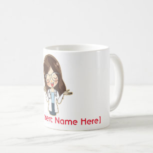 Customised Female Doctor , I am a doctor Coffee Mug