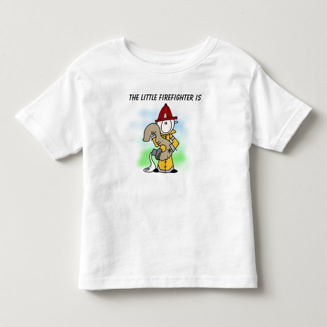Customised Firefighter 3rd Birthday T-shirt (Front)