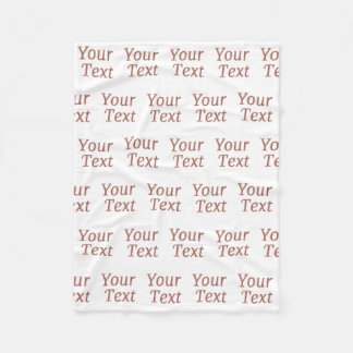 Customised Fleece Blanket