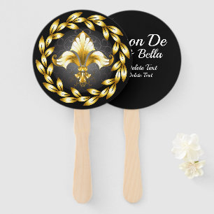 Customised Fleur de Lis Fan