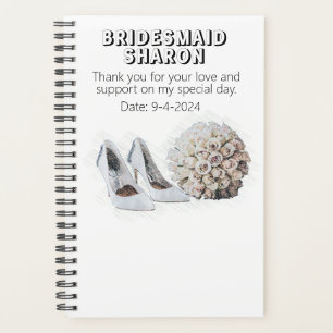 Customised Floral Bridesmaid Gift Planner