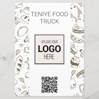 Customised Food Truck Menu