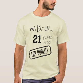 Customised funny birthday t-shirt for man