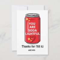 Customised Funny You Are Soda Lightful Cartoon Tha