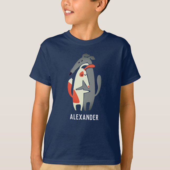 Customised Galgo and Podenco Kids T-Shirt (Front)