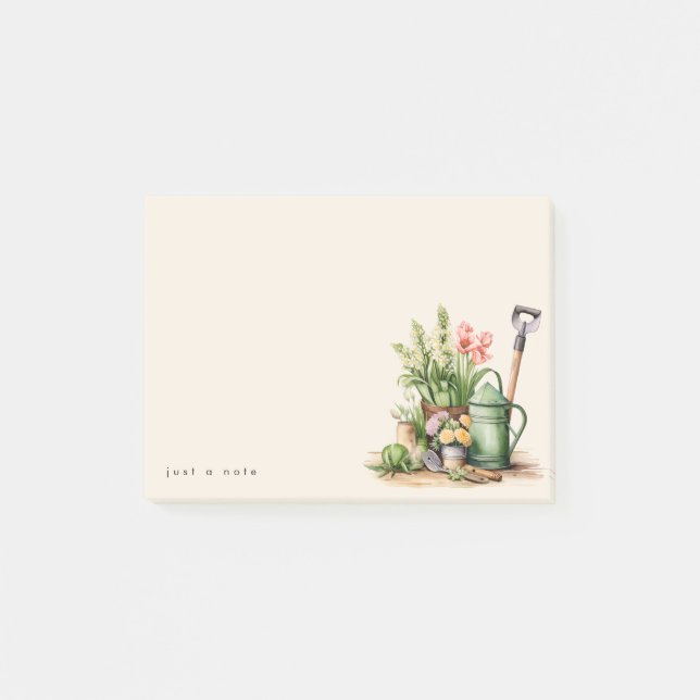 Customised Gardening Tools  Post-it Notes (Front)