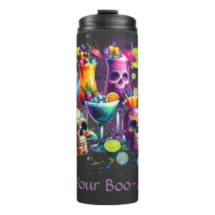 Customised Get you booze On Drinking Halloween Thermal Tumbler