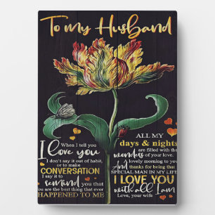 Customised Gift For Husband   Best gift for man Plaque