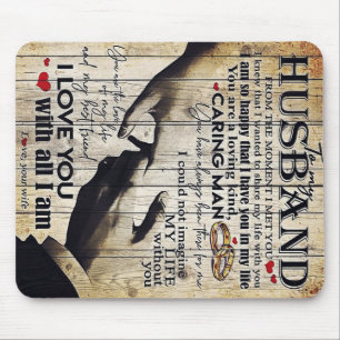 Customised Gift To My Husband, Home Decor Mouse Mat