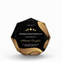 Customised Gold Corporate Employee Recognition
