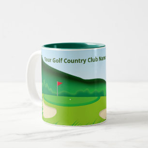 Customised Golf Coffee Mug for Women Golfers 