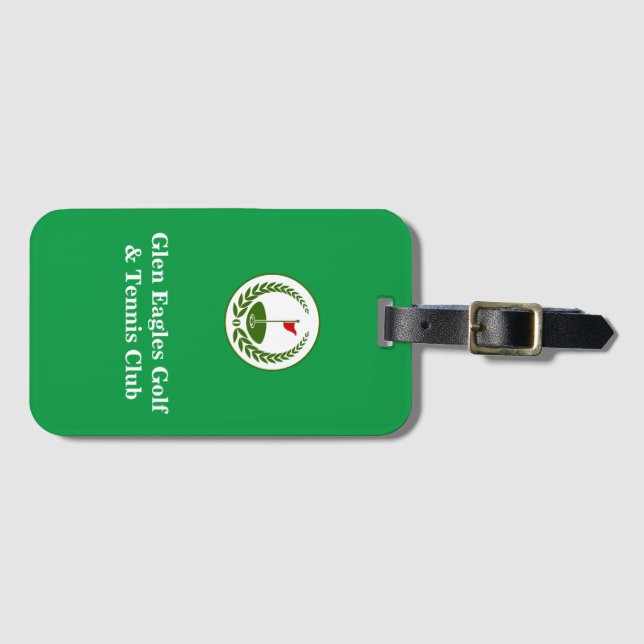 Customised Golf/Country Club Luggage Tag (Front Horizontal)