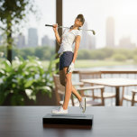 Customised Golf Pose Acrylic Sculpture  Standing Photo Sculpture<br><div class="desc">Personalised Photo Keepsake | Capture the spirit of the game with this Personalised Golf Pose Acrylic Sculpture. Whether it’s a confident post-shot stance or a playful moment on the green, we’ll transform your favourite photo into a striking acrylic cut-out with a crystal-clear front and a glossy black backing. Simply remove...</div>