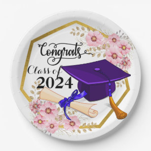 Customised Graduating Yearly Class Paper Plate