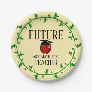 Customised Graduation Party Future Teacher Paper Plate