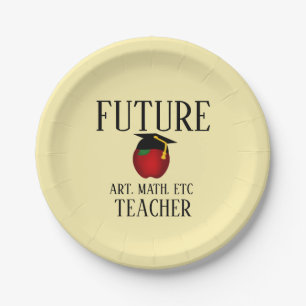 Customised Graduation Party  Future Teacher Paper Plate