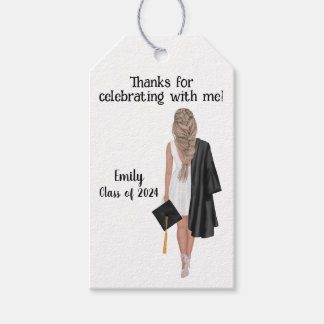 Customised Graduation Thank You Favour Gift Tags