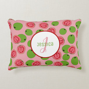 Customised Guava Fruit Pattern  Decorative Cushion
