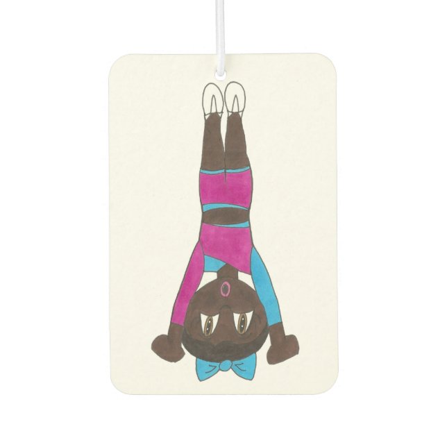 Customised Gym Dance Studio Gymnastics Acrobatics Car Air Freshener (Front)