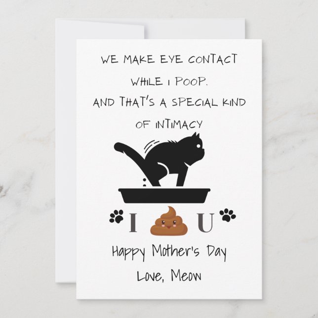 Customised Happy Mother's/Father's day Thank You Card (Front)