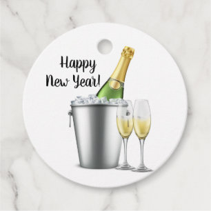 Customised Happy New Year  Favour Tags