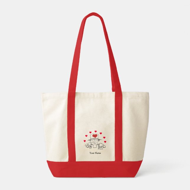 Customised "Heart Fairy"© Tote Bag (Back)